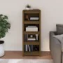 Solid honey brown pine wood shelf 50 x 35 x 125.5 cm by vidaXL, Bookcases and shelves - Ref: Foro24-821712, Price: 88,21 €, D...