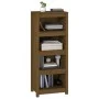 Solid honey brown pine wood shelf 50 x 35 x 125.5 cm by vidaXL, Bookcases and shelves - Ref: Foro24-821712, Price: 88,21 €, D...