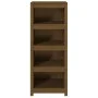 Solid honey brown pine wood shelf 50 x 35 x 125.5 cm by vidaXL, Bookcases and shelves - Ref: Foro24-821712, Price: 88,21 €, D...
