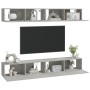 TV-Möbel 4-teilig betongrau 100x30x30 cm von vidaXL, TV-Möbel - Ref: Foro24-3114193, Preis: 178,70 €, Rabatt: %