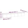 3-teiliges TV-Möbelset aus grauem Sonoma-Sperrholz von vidaXL, TV-Möbel - Ref: Foro24-3114484, Preis: 124,17 €, Rabatt: %