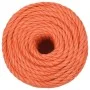 Orange polypropylene work rope 12 mm 50 m by vidaXL, Ropes and metal cords - Ref: Foro24-152939, Price: 25,92 €, Discount: %