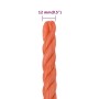 Orange polypropylene work rope 12 mm 50 m by vidaXL, Ropes and metal cords - Ref: Foro24-152939, Price: 23,70 €, Discount: %