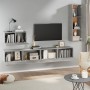 TV-Möbel-Set 4 Stück Sperrholz grau Beton von vidaXL, TV-Möbel - Ref: Foro24-3114329, Preis: 170,60 €, Rabatt: %