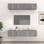 TV-Möbel 4 Einheiten Sonoma graues Sperrholz 80x30x30 cm von vidaXL, TV-Möbel - Ref: Foro24-3114188, Preis: 134,98 €, Rabatt: %