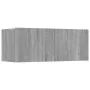 TV-Möbel 4 Einheiten Sonoma graues Sperrholz 80x30x30 cm von vidaXL, TV-Möbel - Ref: Foro24-3114188, Preis: 134,98 €, Rabatt: %