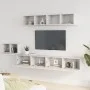 TV-Möbel-Set 5 Stück Sperrholz weiß von vidaXL, TV-Möbel - Ref: Foro24-3114430, Preis: 247,03 €, Rabatt: %