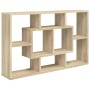 Wandregal aus Sonoma-Eichensperrholz, 85 x 16 x 52,5 cm von vidaXL, Regale und Regale - Ref: Foro24-801421, Preis: 36,32 €, R...