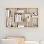 Wandregal aus Sonoma-Eichensperrholz, 85 x 16 x 52,5 cm von vidaXL, Regale und Regale - Ref: Foro24-801421, Preis: 35,80 €, R...