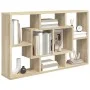 Wandregal aus Sonoma-Eichensperrholz, 85 x 16 x 52,5 cm von vidaXL, Regale und Regale - Ref: Foro24-801421, Preis: 35,80 €, R...