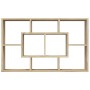 Wandregal aus Sonoma-Eichenholzwerkstoff, 85 x 16 x 52,5 cm von vidaXL, Regale und Regale - Ref: Foro24-801421, Preis: 36,32 ...