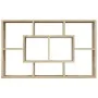 Estantería de pared contrachapada roble Sonoma 85x16x52,5 cm de vidaXL, Estantes y estanterías - Ref: Foro24-801421, Precio: ...