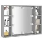 Sonoma gray furniture with mirror and LED 76x15x55 cm by vidaXL, bathroom vanities - Ref: Foro24-820446, Price: 57,34 €, Disc...