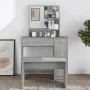 Tocador con espejo color gris sonoma 86,5x35x136 cm de vidaXL, Tocadores para dormitorios - Ref: Foro24-820494, Precio: 91,68...