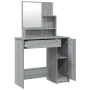 Sonoma gray dressing table with mirror 86.5x35x136 cm by vidaXL, Bedroom Dressers - Ref: Foro24-820494, Price: 92,89 €, Disco...