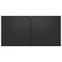 Set de muebles para TV 4 piezas madera contrachapada negro de vidaXL, Muebles TV - Ref: Foro24-3114335, Precio: 163,64 €, Des...