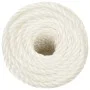 White polypropylene work rope 12 mm 50 m by vidaXL, Ropes and metal cords - Ref: Foro24-153056, Price: 24,81 €, Discount: %