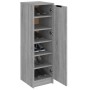 Graue Sonoma-Sperrholzschuhschrank 30x35x100 cm von vidaXL, Schränke und Lagerung - Ref: Foro24-817106, Preis: 73,62 €, Rabat...