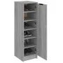 Zapatero de madera contrachapada gris Sonoma 30x35x100 cm de vidaXL, Armarios y almacenamiento - Ref: Foro24-817106, Precio: ...
