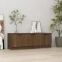 Mueble de TV madera contrachapada marrón roble 102x35x36,5 cm de vidaXL, Muebles TV - Ref: Foro24-817083, Precio: 68,34 €, De...