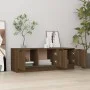 Mueble de TV madera contrachapada marrón roble 102x35x36,5 cm de vidaXL, Muebles TV - Ref: Foro24-817083, Precio: 68,34 €, De...