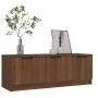Oak brown plywood TV cabinet 102x35x36.5 cm by vidaXL, TV Furniture - Ref: Foro24-817083, Price: 68,34 €, Discount: %