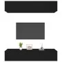 TV-Möbelset 4 Einheiten aus schwarzem Sperrholz 80x30x30 cm von vidaXL, TV-Möbel - Ref: Foro24-3114183, Preis: 179,02 €, Raba...