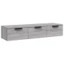 Sonoma gray engineered wood wall cabinet 102x30x20 cm by vidaXL, Shelves and shelves - Ref: Foro24-817097, Price: 74,33 €, Di...