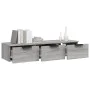Sonoma gray engineered wood wall cabinet 102x30x20 cm by vidaXL, Shelves and shelves - Ref: Foro24-817097, Price: 74,33 €, Di...