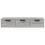 Sonoma gray engineered wood wall cabinet 102x30x20 cm by vidaXL, Shelves and shelves - Ref: Foro24-817097, Price: 74,33 €, Di...