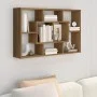 Engineered oak brown wood wall shelf 85x16x52.5 cm by vidaXL, Shelves and shelves - Ref: Foro24-820462, Price: 35,56 €, Disco...