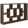Engineered oak brown wood wall shelf 85x16x52.5 cm by vidaXL, Shelves and shelves - Ref: Foro24-820462, Price: 35,56 €, Disco...