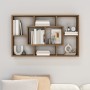 Wandregal Holzwerkstoff Eiche braun 85x16x52,5 cm von vidaXL, Regale und Regale - Ref: Foro24-820462, Preis: 35,97 €, Rabatt: %