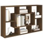 Wandregal Holzwerkstoff Eiche braun 85x16x52,5 cm von vidaXL, Regale und Regale - Ref: Foro24-820462, Preis: 35,97 €, Rabatt: %