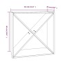 Solid pine wood wine rack in honey brown color, 62x25x62 cm by vidaXL, Wine and liquor cabinets - Ref: Foro24-821762, Price: ...