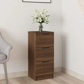 Sideboard aus braunem Eichensperrholz, 30 x 30 x 70 cm von vidaXL, Sideboards - Ref: Foro24-817016, Preis: 61,12 €, Rabatt: %