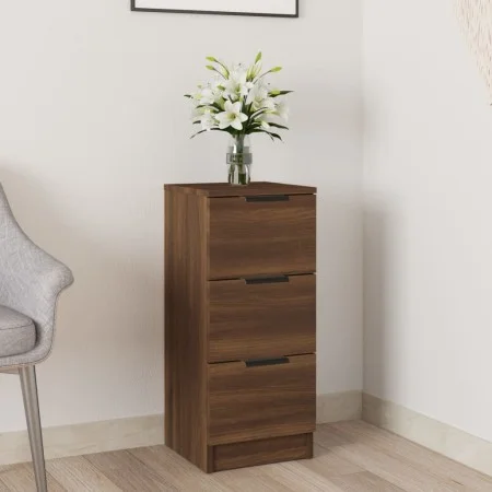 Sideboard aus braunem Eichensperrholz, 30 x 30 x 70 cm von vidaXL, Sideboards - Ref: Foro24-817016, Preis: 61,12 €, Rabatt: %