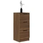 Sideboard aus braunem Eichensperrholz, 30 x 30 x 70 cm von vidaXL, Sideboards - Ref: Foro24-817016, Preis: 61,12 €, Rabatt: %