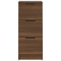 Oak brown plywood sideboard 30x30x70 cm by vidaXL, Sideboards - Ref: Foro24-817016, Price: 62,33 €, Discount: %