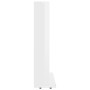 Estantería CD madera contrachapada blanco brillo 102x23x89,5 cm de vidaXL, Almacenamiento para CD y DVD - Ref: Foro24-801793,...