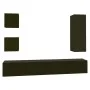 Set de muebles para TV 5 piezas madera contrachapada negro de vidaXL, Muebles TV - Ref: Foro24-3114439, Precio: 174,80 €, Des...