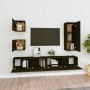 Set de muebles para TV 5 piezas madera contrachapada negro de vidaXL, Muebles TV - Ref: Foro24-3114439, Precio: 193,49 €, Des...