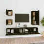 TV-Möbel-Set 5-tlg. aus Sperrholz schwarz von vidaXL, TV-Möbel - Ref: Foro24-3114439, Preis: 174,80 €, Rabatt: %