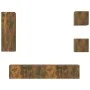 TV-Möbelset 5-teilig aus geräuchertem Eichensperrholz von vidaXL, TV-Möbel - Ref: Foro24-3114443, Preis: 124,40 €, Rabatt: %