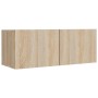 Set de muebles para TV 5 pzas madera contrachapada roble Sonoma de vidaXL, Muebles TV - Ref: Foro24-3114248, Precio: 184,15 €...