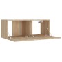 TV-Möbelset 5-teilig Sonoma-Eichensperrholz von vidaXL, TV-Möbel - Ref: Foro24-3114248, Preis: 177,86 €, Rabatt: %