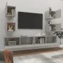 Set de muebles de TV 6 pzas madera contrachapada gris hormigón de vidaXL, Muebles TV - Ref: Foro24-3114265, Precio: 169,87 €,...