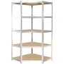 Estantería resistente 5 niveles acero y madera contrachapada by vidaXL, Industrial shelving - Ref: Foro24-152880, Price: 83,8...