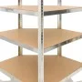 Estantería resistente 5 niveles acero y madera contrachapada by vidaXL, Industrial shelving - Ref: Foro24-152880, Price: 83,8...