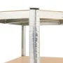 Estantería resistente 5 niveles acero y madera contrachapada by vidaXL, Industrial shelving - Ref: Foro24-152880, Price: 83,8...